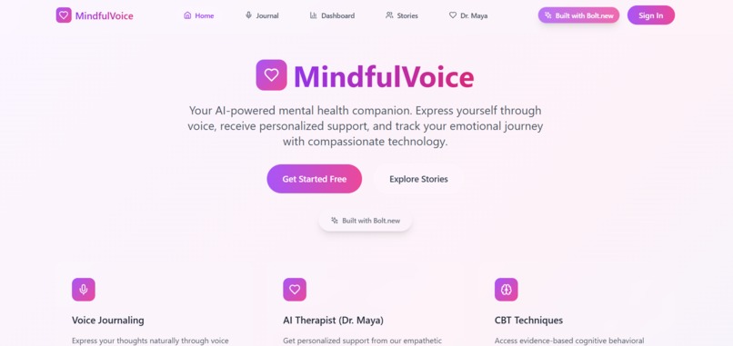 MindfulVoice – screenshot 1