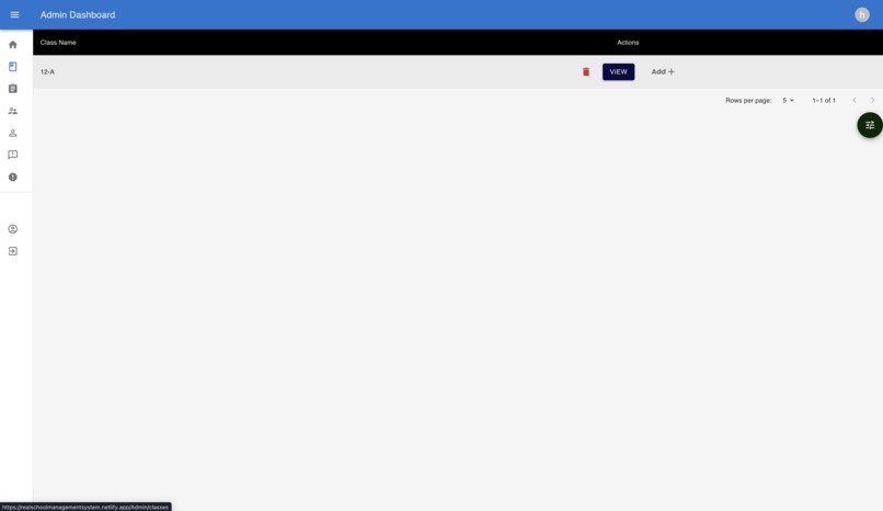 School Management System – screenshot 2