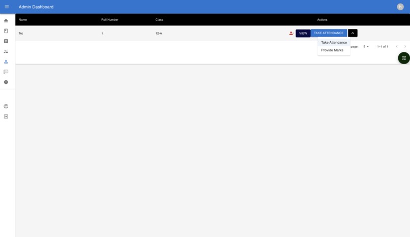 School Management System – screenshot 3