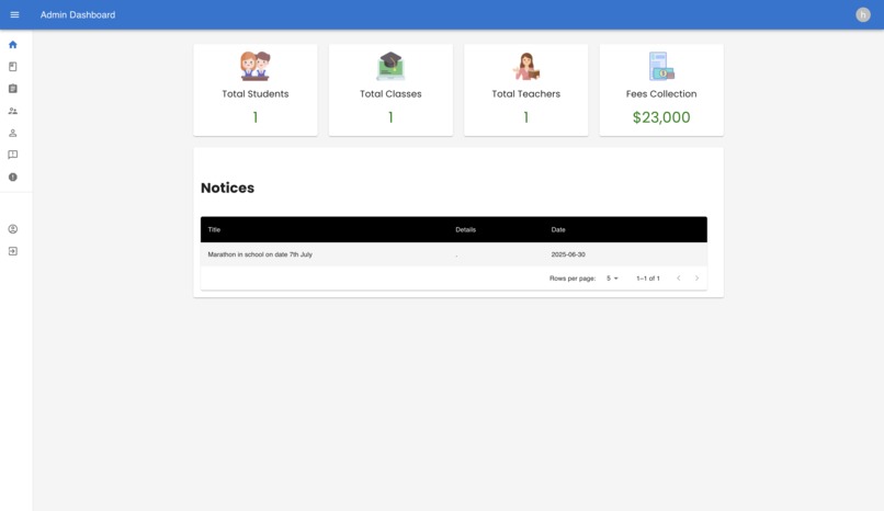 School Management System – screenshot 5