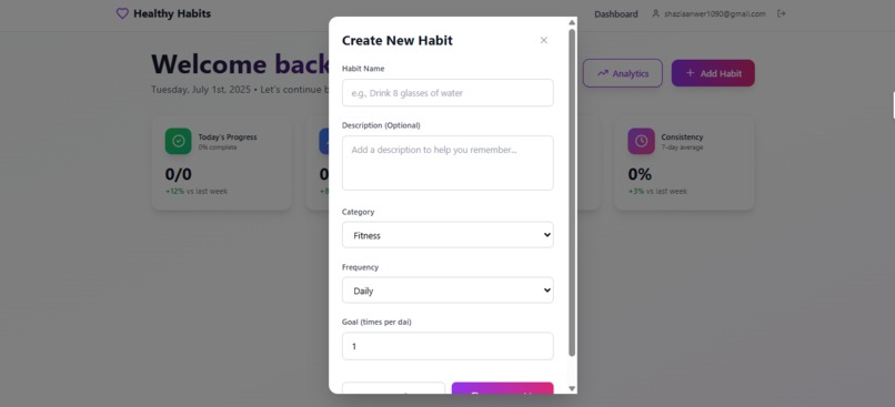Healthy Habits Tracker  – screenshot 4