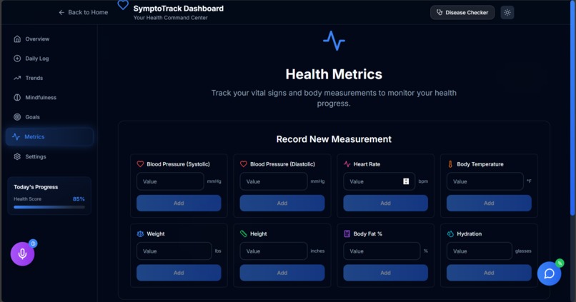 SymptoTrack – screenshot 9