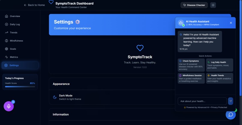 SymptoTrack – screenshot 10
