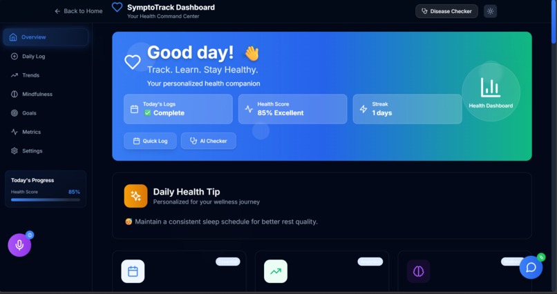 SymptoTrack – screenshot 3
