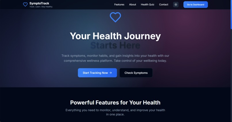 SymptoTrack – screenshot 1