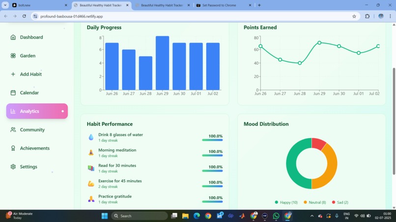 Healthy Habits – screenshot 1