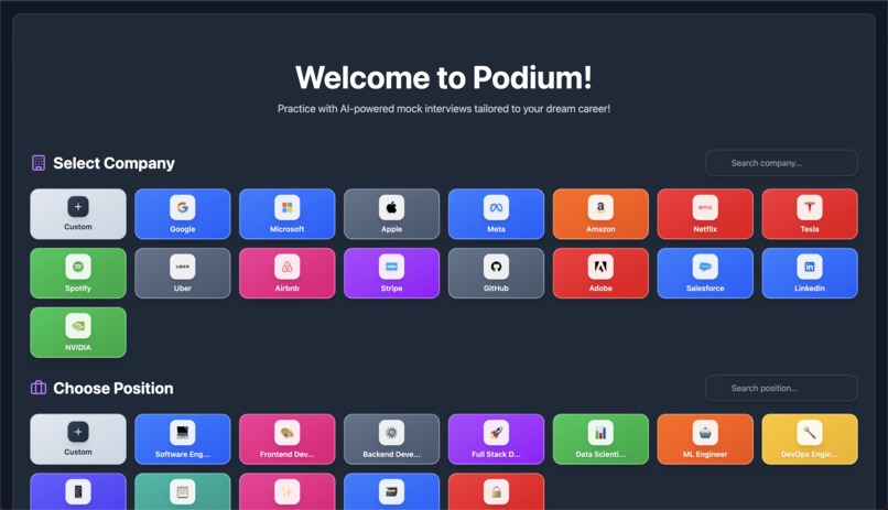 Podium – screenshot 1