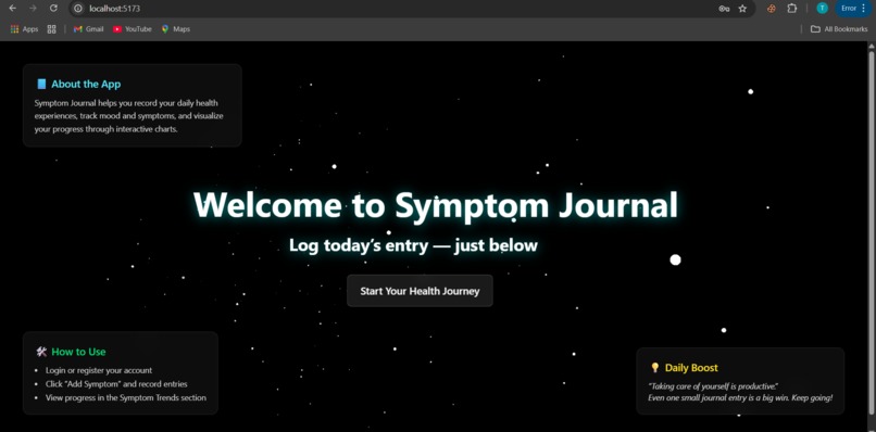   Symptom-Journal – screenshot 1