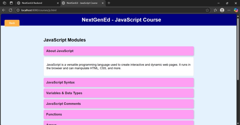 NextGenEd - An Enhanced AI Learning Platform – screenshot 15