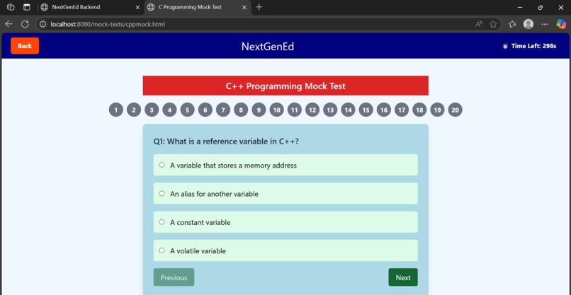 NextGenEd - An Enhanced AI Learning Platform – screenshot 22