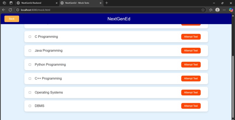 NextGenEd - An Enhanced AI Learning Platform – screenshot 27