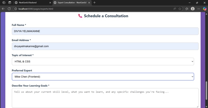 NextGenEd - An Enhanced AI Learning Platform – screenshot 32