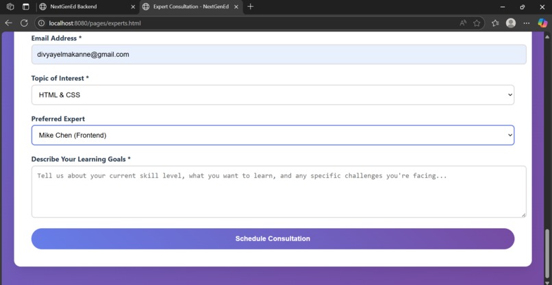 NextGenEd - An Enhanced AI Learning Platform – screenshot 33