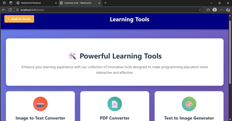 NextGenEd - An Enhanced AI Learning Platform – screenshot 39