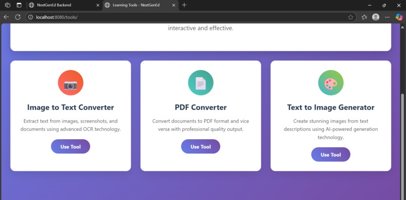 NextGenEd - An Enhanced AI Learning Platform – screenshot 48