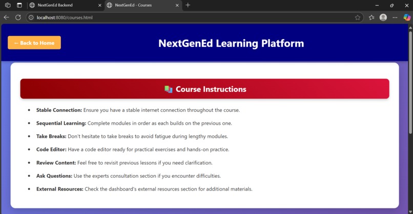NextGenEd - An Enhanced AI Learning Platform – screenshot 55