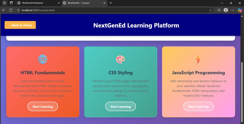 NextGenEd - An Enhanced AI Learning Platform – screenshot 57