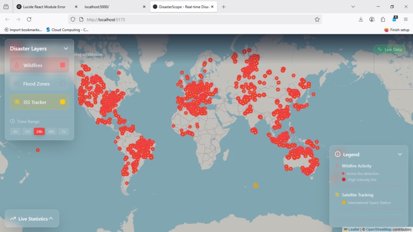 DisasterScope – screenshot 1