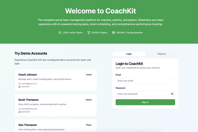 CoachKit – screenshot 2
