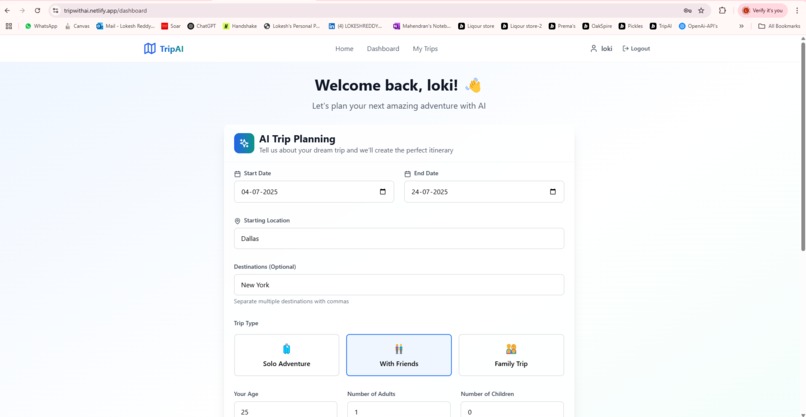 TripwithAI – Your AI Career Copilot – screenshot 1