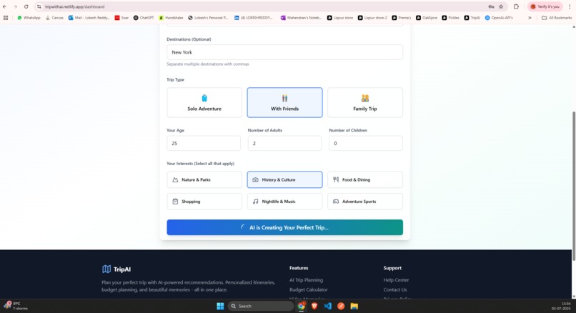 TripwithAI – Your AI Career Copilot – screenshot 2
