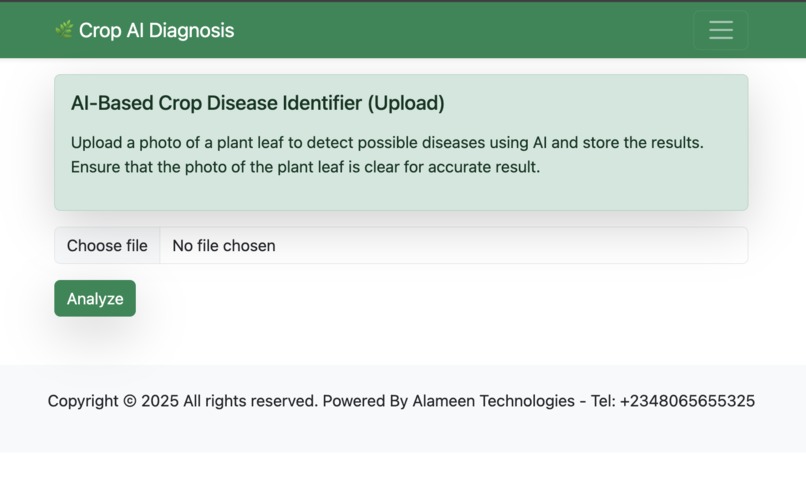 AI Crop Disease Identifier – screenshot 3