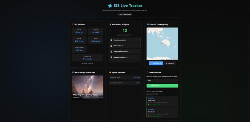 ISS Live Tracker – screenshot 1