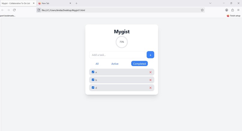 Mygist – screenshot 1