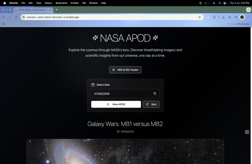 AstroFusion – Explore the Cosmos – screenshot 1