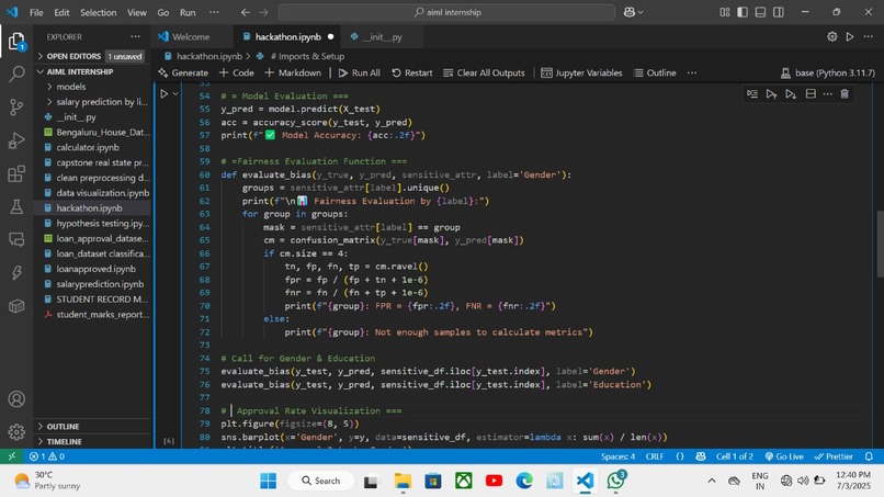Loan dataset refining and used numpy and other library  – screenshot 3