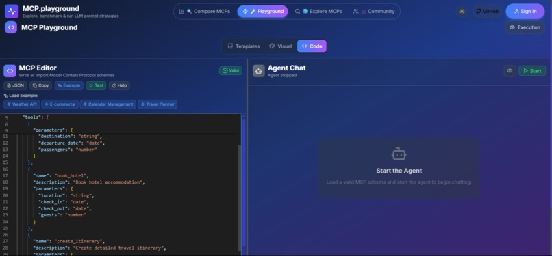 MCP.playground – screenshot 1