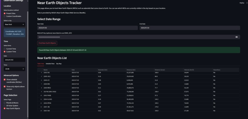 Space Object Browser (SOB) – screenshot 5