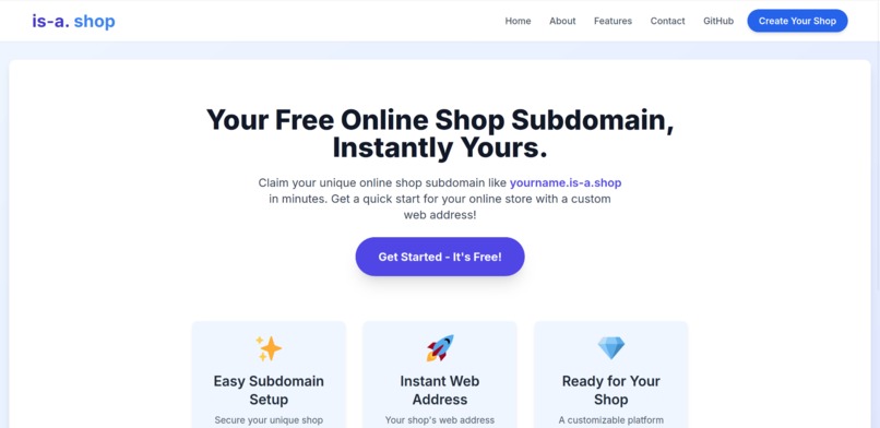 is-a.shop – screenshot 1