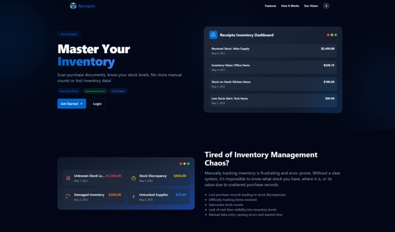 Receipto – screenshot 1