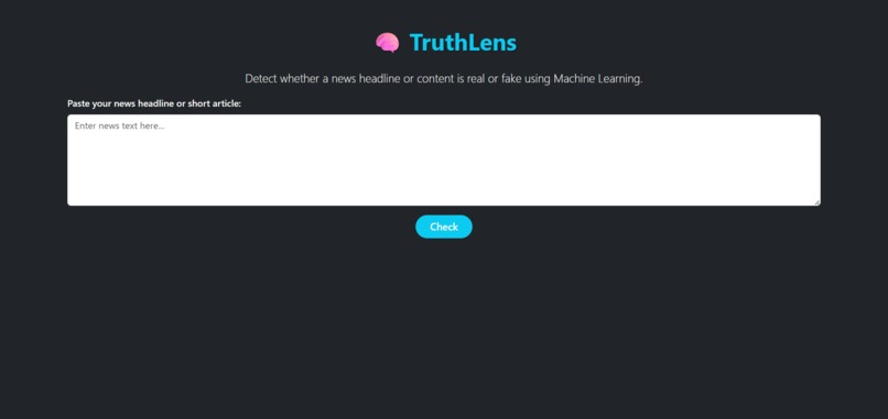 TruthLens – screenshot 1