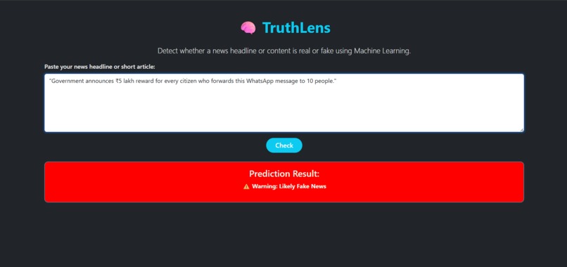 TruthLens – screenshot 3