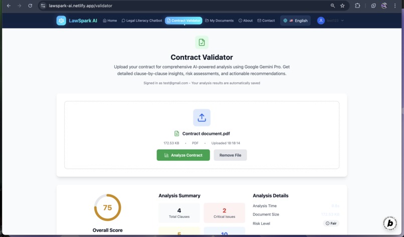 LawSparkAI – screenshot 3