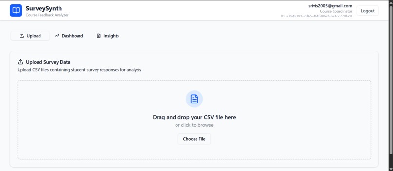 SurveySynth:  Intelligent Feedback Analyzer – screenshot 4