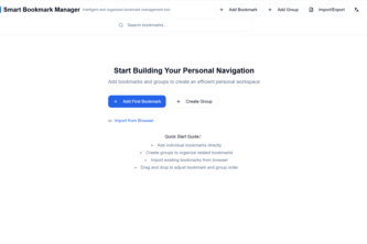 Smart Bookmark Manager