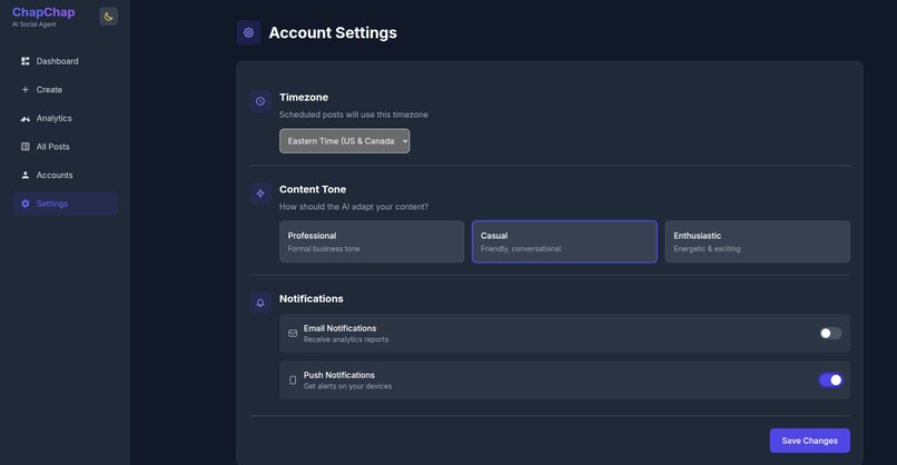 ChapChap: Social Media Management, Supercharged – screenshot 1