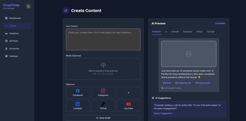 ChapChap: Social Media Management, Supercharged – screenshot 9