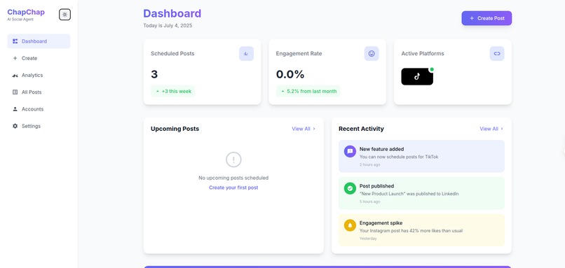 ChapChap: Social Media Management, Supercharged – screenshot 10