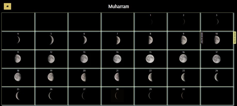 Lunar Hijri Calendar – screenshot 2
