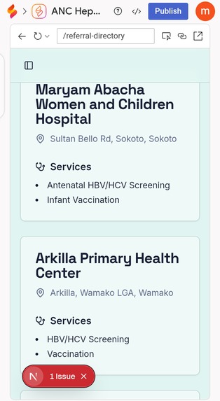 ANC HepCare Connect  – screenshot 3