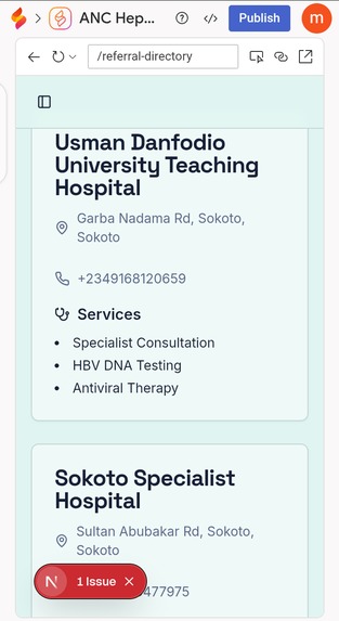 ANC HepCare Connect  – screenshot 2
