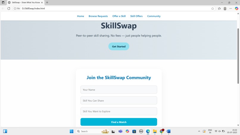 SkillSwap – screenshot 4