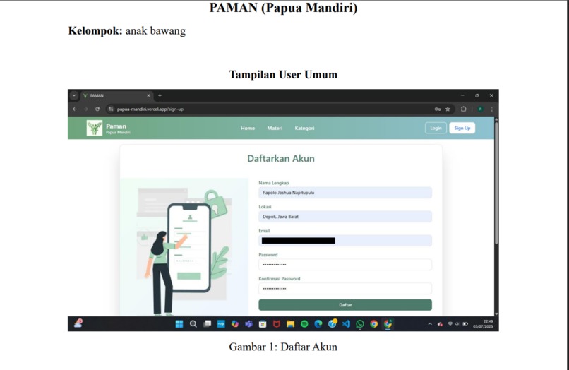 Papua Mandiri – screenshot 1