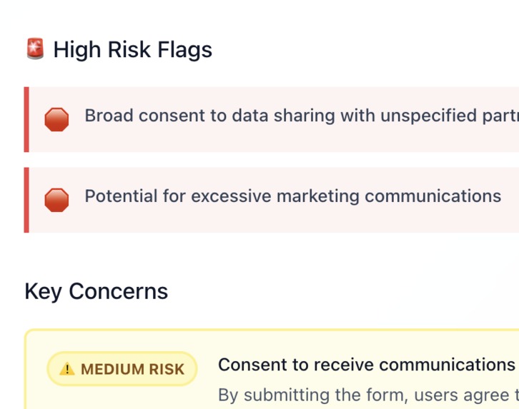 Terms & Conditions eh – screenshot 2