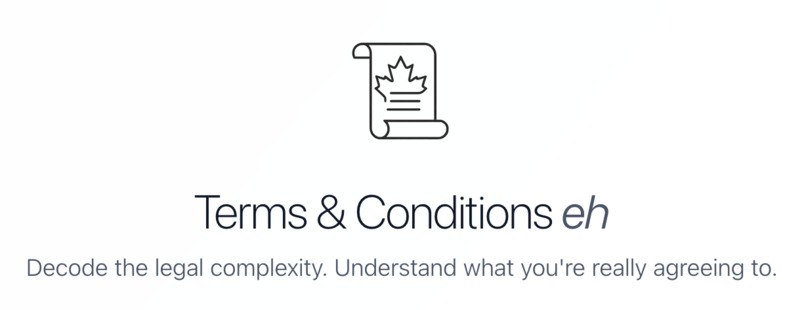 Terms & Conditions eh – screenshot 3