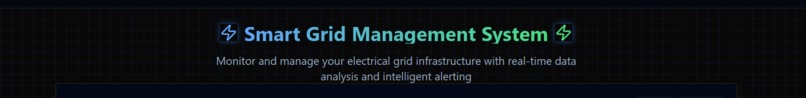 Smart-grid agentic AI – screenshot 1